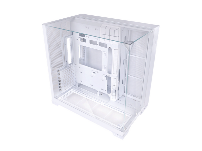 Lian Li O11 Vision Compact White - Gehäuse - Miditower - Weiß
