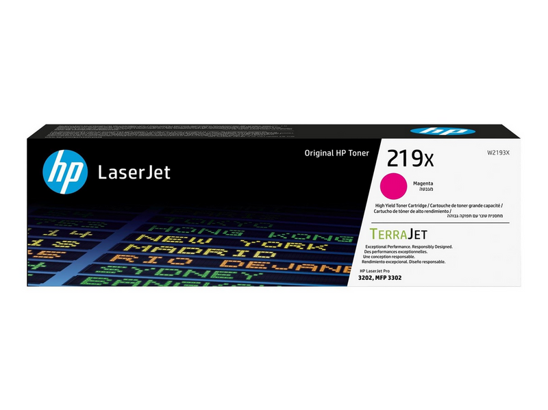HP 219X / W2193X High Capacity Magenta Toner