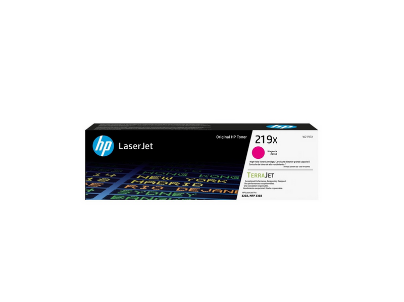HP 219X / W2193X High Capacity Magenta Toner