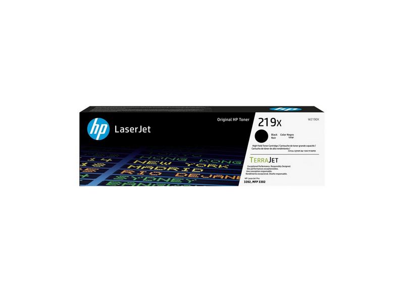 HP 219X / W2190X High Capacity Black Toner