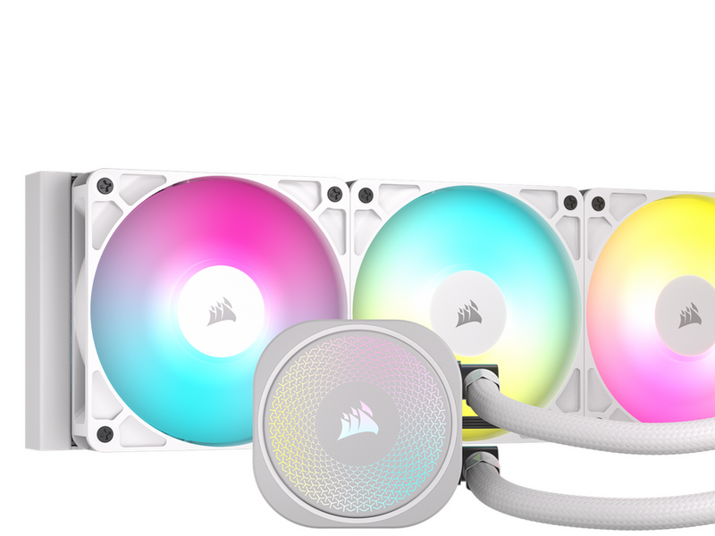 Corsair NAUTILUS 360 ARGB White - CPU-Wasserkühlung - Max 36 dBA