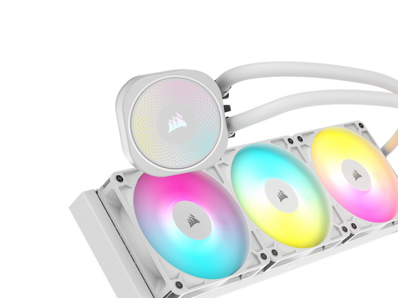 Corsair NAUTILUS 360 ARGB White - CPU-Wasserkühlung - Max 36 dBA