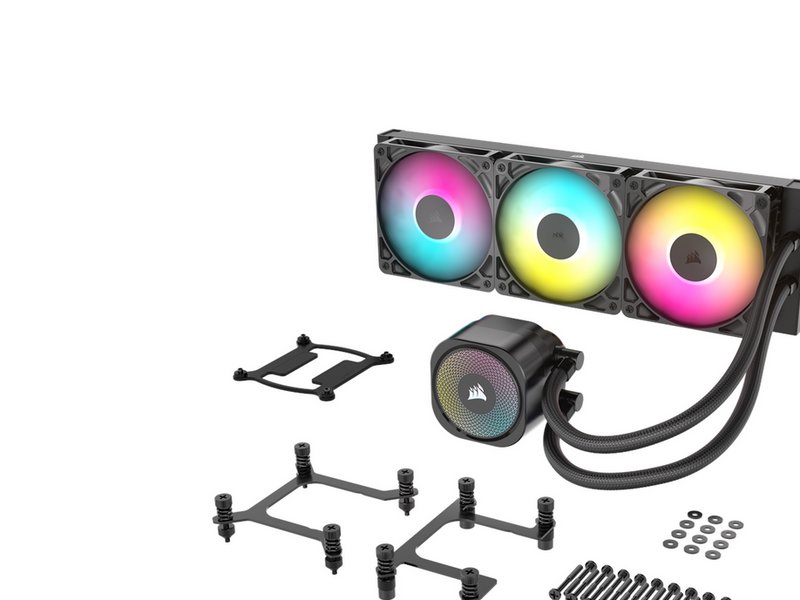 Corsair NAUTILUS 360 ARGB Black - CPU-Wasserkühlung - Max 36 dBA