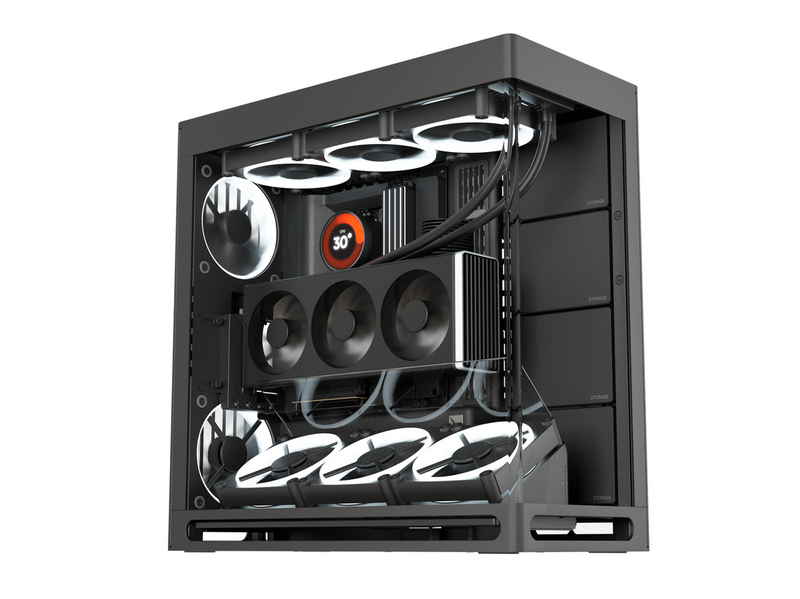 Havn HS 420 VGPU Black - Gehäuse - Miditower - Schwarz