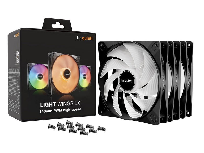 be quiet! LIGHT WINGS LX 140mm high-speed (3-pack) - Gehäuselüfter - 140mm -