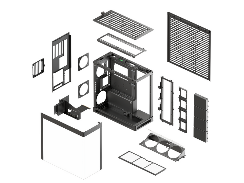 Havn HS 420 VGPU Black - Gehäuse - Miditower - Schwarz
