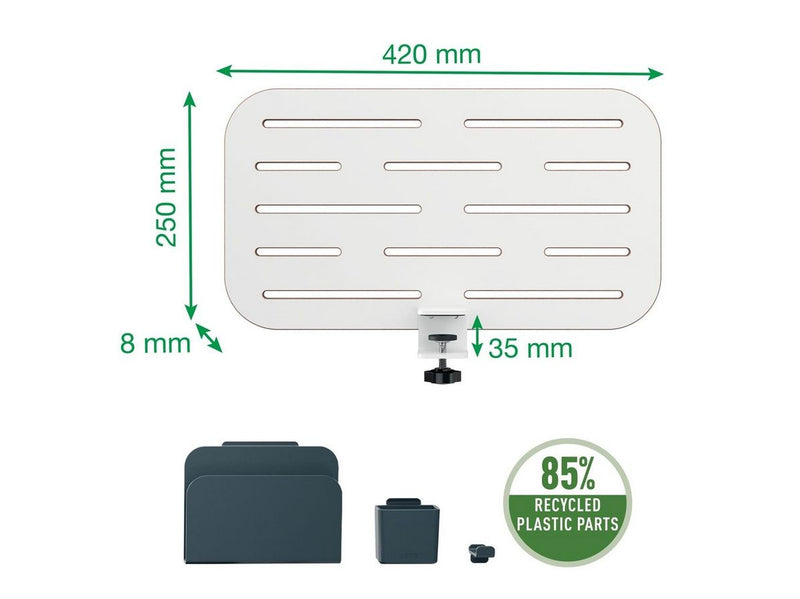 Leitz Ergo Kleiner Pegboard-Schreibtisch-Organizer, 42x25 cm