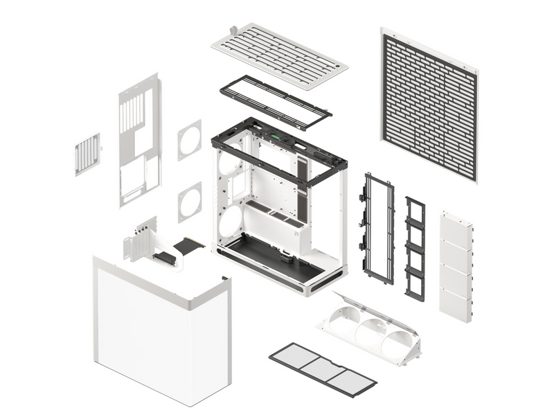 Havn HS 420 VGPU White - Gehäuse - Miditower - Weiß