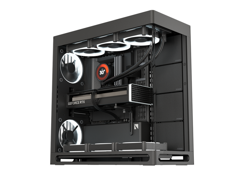 Havn HS 420 Black - Gehäuse - Miditower - Schwarz