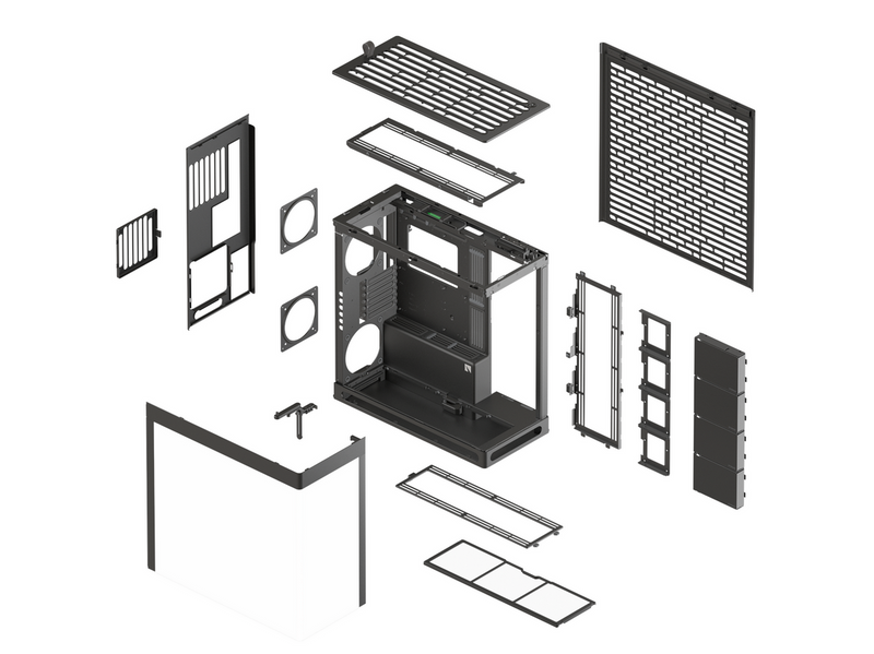 Havn HS 420 Black - Gehäuse - Miditower - Schwarz