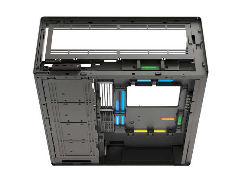 Havn HS 420 Black - Gehäuse - Miditower - Schwarz
