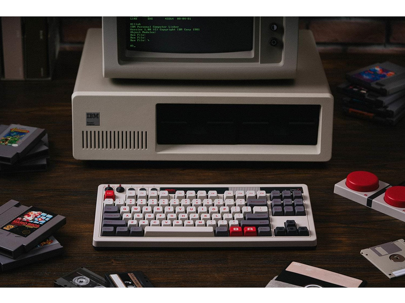 8BitDo Retro Mechanical Keyboard - N Edition ISO (QWERTZ) - Deutsch - Grau