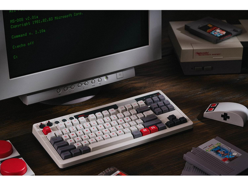 8BitDo Retro Mechanical Keyboard - N Edition ISO (QWERTZ) - Deutsch - Grau