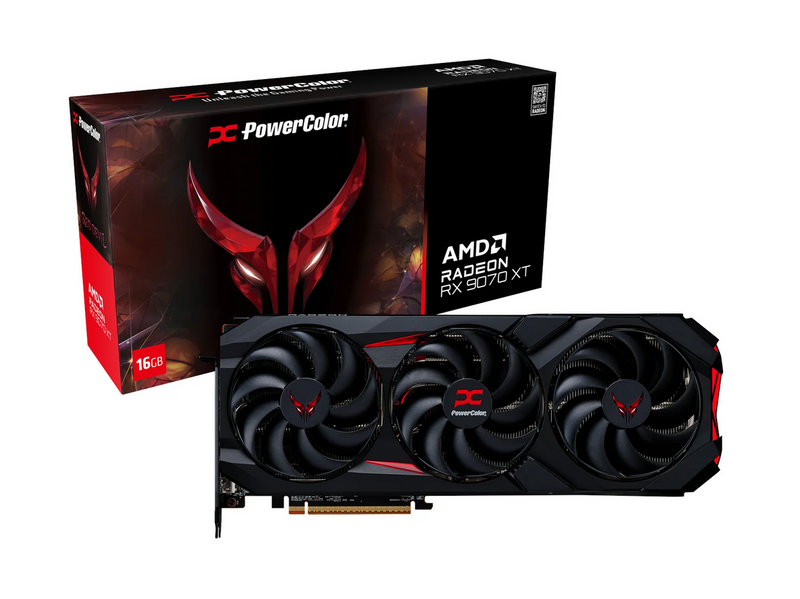 PowerColor Radeon RX 9070 XT Red Devil - 16GB GDDR6 RAM - Grafikkarte