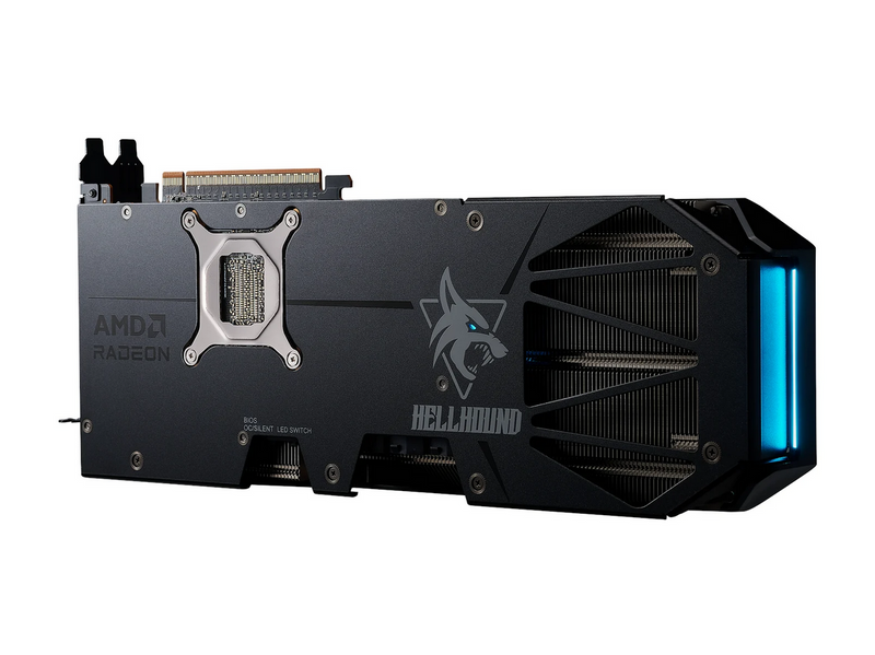 PowerColor Radeon RX 9070 XT Hellhound OC - 16GB GDDR6 RAM - Grafikkarte