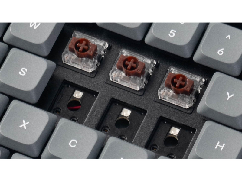 Keychron K17 MAX Wireless Tri-Mode Hot Swap QMK/VIA Gateron Low Profile Red -