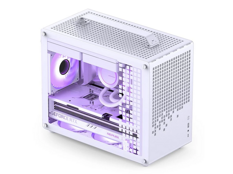 Jonsbo Z20 Micro-ATX White - Gehäuse - Minitower - Weiß