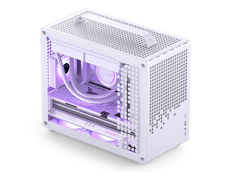 Jonsbo Z20 Micro-ATX White - Gehäuse - Minitower - Weiß
