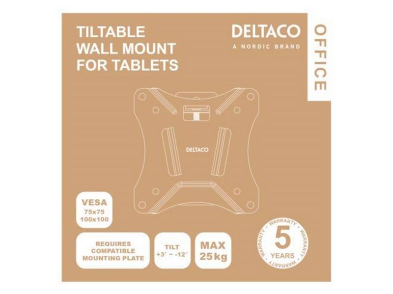 Deltaco ARM-0510 Wall Mount - Max 25 kg - recommended for 27"