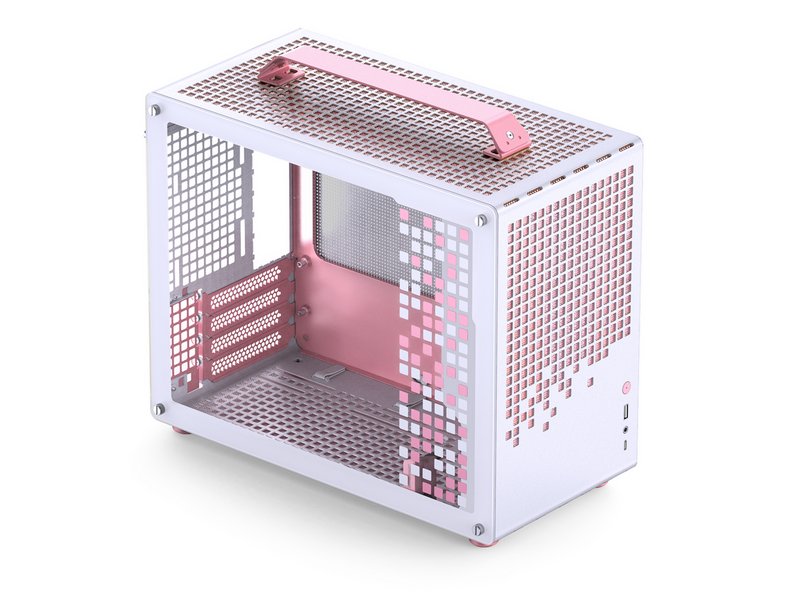 Jonsbo Z20 White/Pink - Gehäuse - Minitower - Weiß