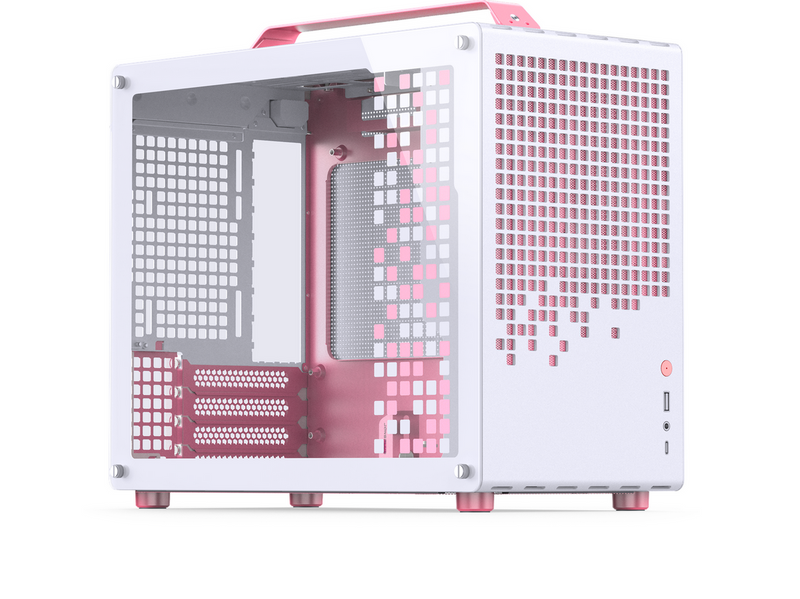 Jonsbo Z20 White/Pink - Gehäuse - Minitower - Weiß
