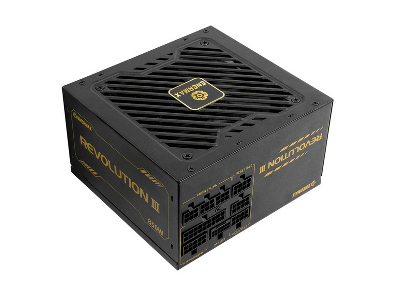 Enermax REVOLUTION III Netzteile - 850 Watt - 120 mm - ATX 3.1 - 80 Plus Gold
