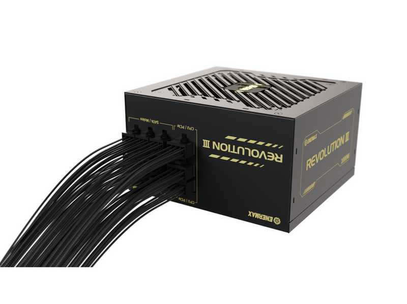 Enermax REVOLUTION III Netzteile - 1000 Watt - 120 mm - ATX 3.1 - 80 Plus Gold