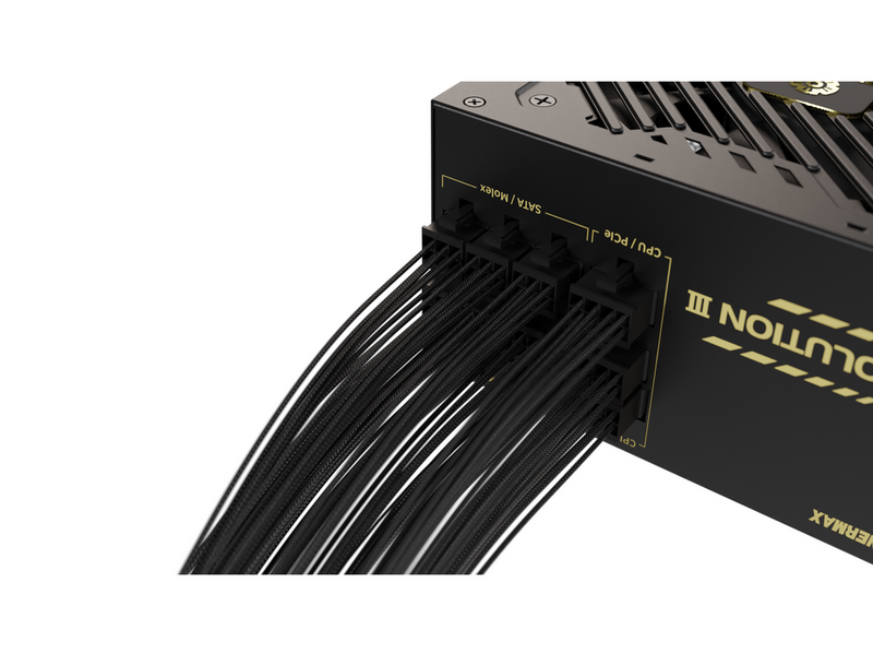 Enermax REVOLUTION III Netzteile - 1000 Watt - 120 mm - ATX 3.1 - 80 Plus Gold
