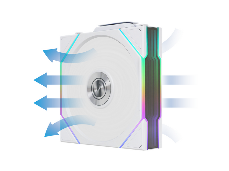 Lian Li UNI FAN TL Wireless Reverse 3-pack - Gehäuselüfter - 120mm - Weiß - 33
