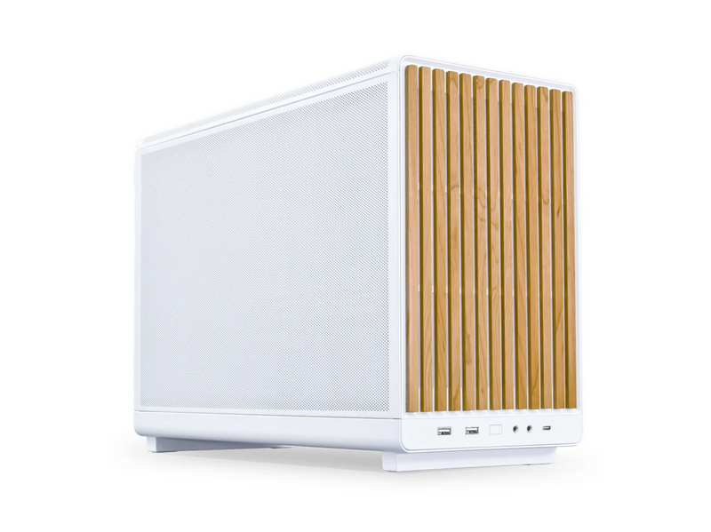 Lian Li Dan Case A3- mATX Wood edition - Gehäuse - Minitower - Weiß