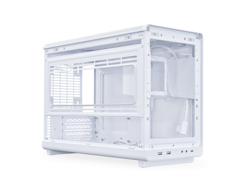Lian Li Dan Case A3- mATX Wood edition - Gehäuse - Minitower - Weiß