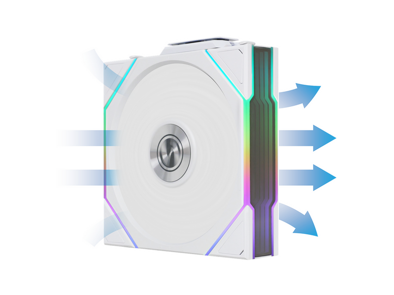 Lian Li UNI FAN TL Wireless - Gehäuselüfter - 120mm - Weiß - 32 dBA