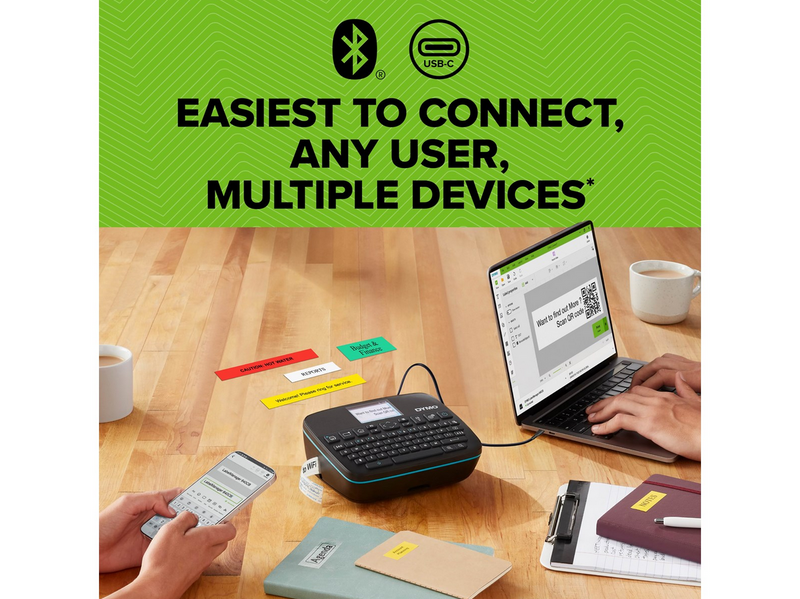 DYMO LabelMANAGER 640CB - Thermo transfer - Bluetooth & USB-C - 24 mm tape