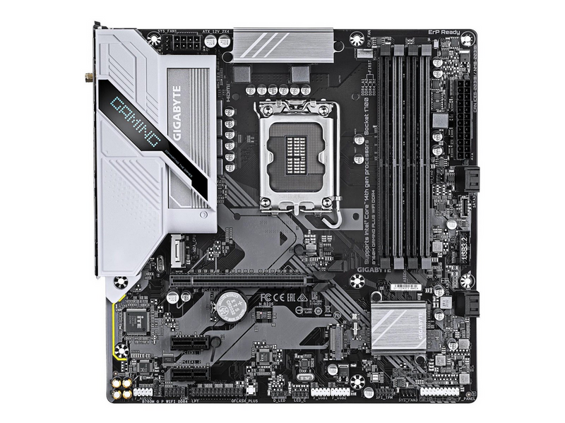 GIGABYTE B760M GAMING PLUS WIFI DDR4 Mainboard - Intel B760 - Intel LGA1700 -