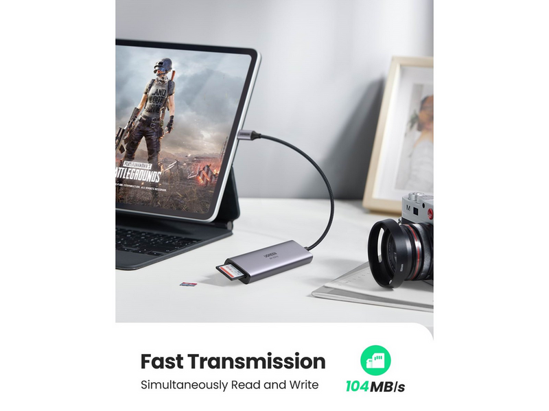 UGREEN 6-In-1 Usb C Hub 4k@60hz USB-Hubs - 6 - silber