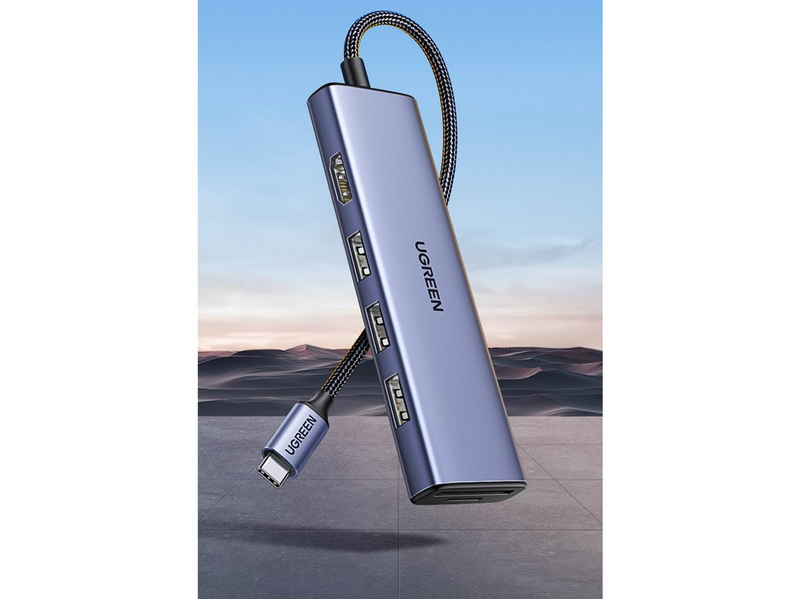 UGREEN Usb-C Multifunction Adapter USB-Hubs - 3 - silber