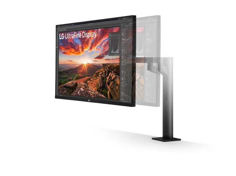 32" LG UltraFine Ergo 32UN880K-B - 3840x2160 (4K) - 60Hz - IPS - 60W USB-C