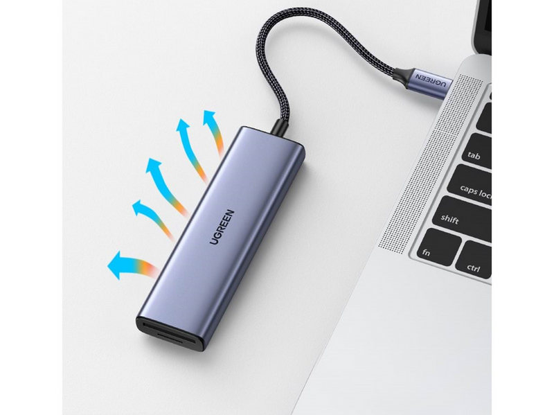 UGREEN Usb-C Multifunction Adapter USB-Hubs - 3 - silber