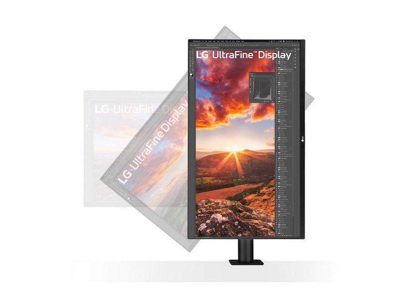 32" LG UltraFine Ergo 32UN880K-B - 3840x2160 (4K) - 60Hz - IPS - 60W USB-C