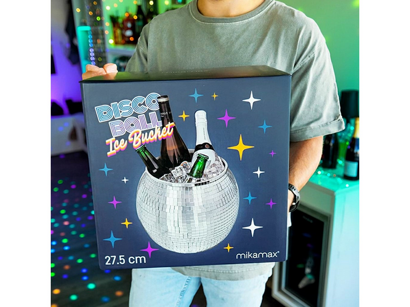 Mikamax Disco Ball Ice Bucket – A Shimmering Party Essential