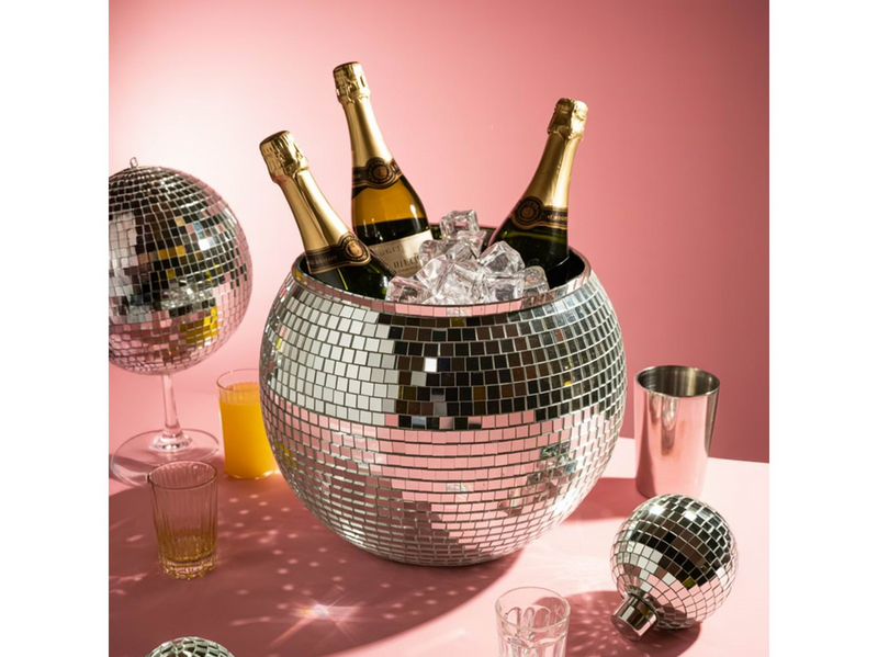 Mikamax Disco Ball Ice Bucket – A Shimmering Party Essential