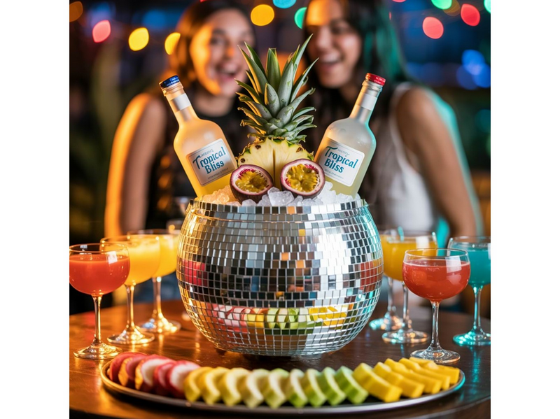 Mikamax Disco Ball Ice Bucket – A Shimmering Party Essential