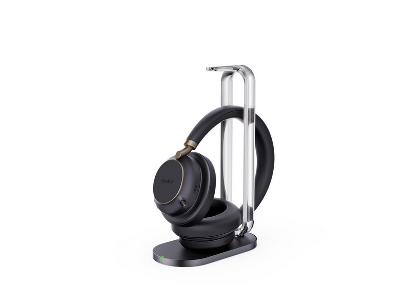 Yealink BH76 Plus with Charging Stand - UC Black - USB-C/A