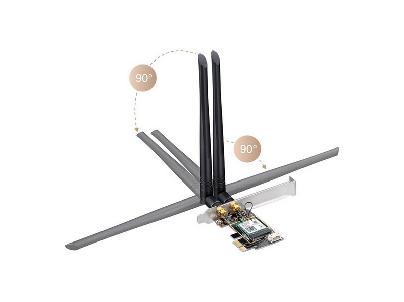 Cudy AX3000 Wi-Fi 6 Bluetooth 5.2 PCI-E Adapter