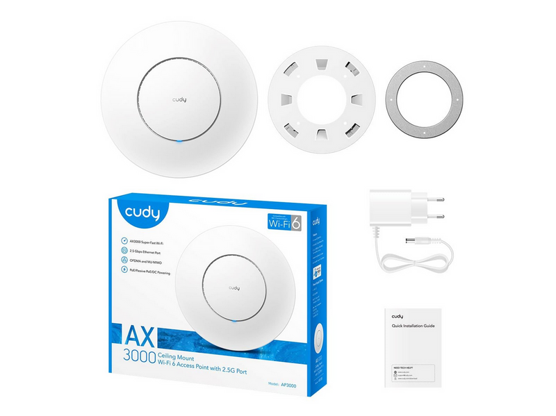 Cudy AP3000 Tri-Band Wi-Fi 6 Access Point