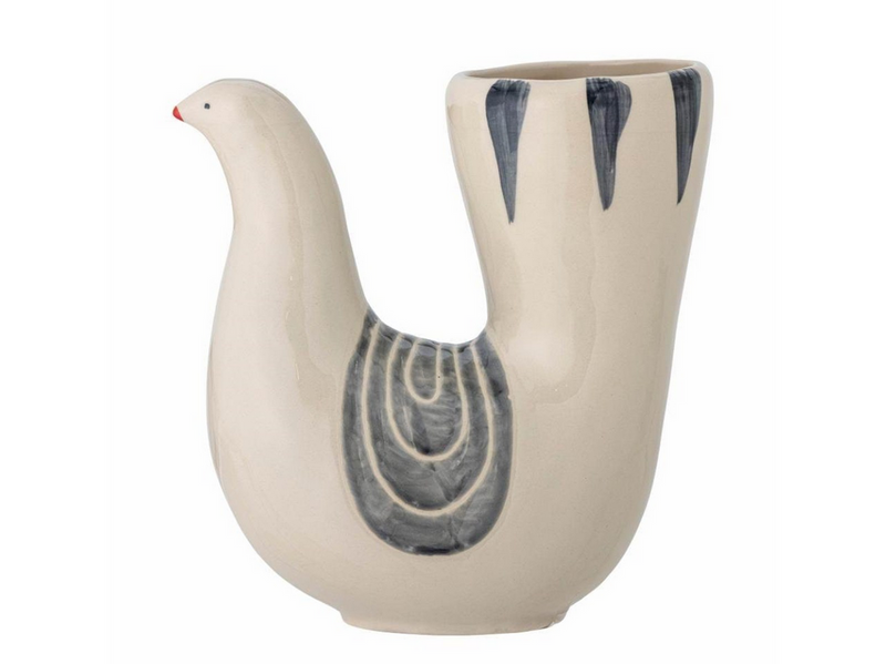 Bloomingville - Trudy Vase White Stoneware (82060891)
