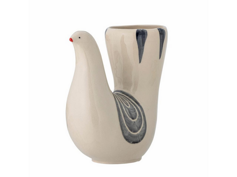 Bloomingville - Trudy Vase White Stoneware (82060891)
