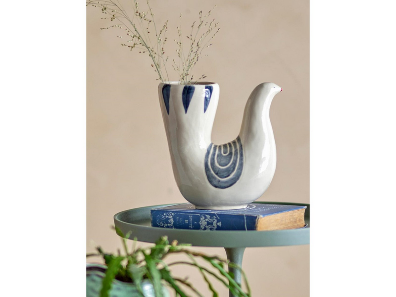 Bloomingville - Trudy Vase White Stoneware (82060891)