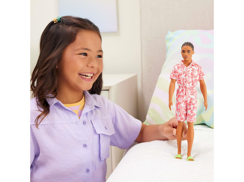 Barbie Fashionista Ken bedruckter Boiler Suit