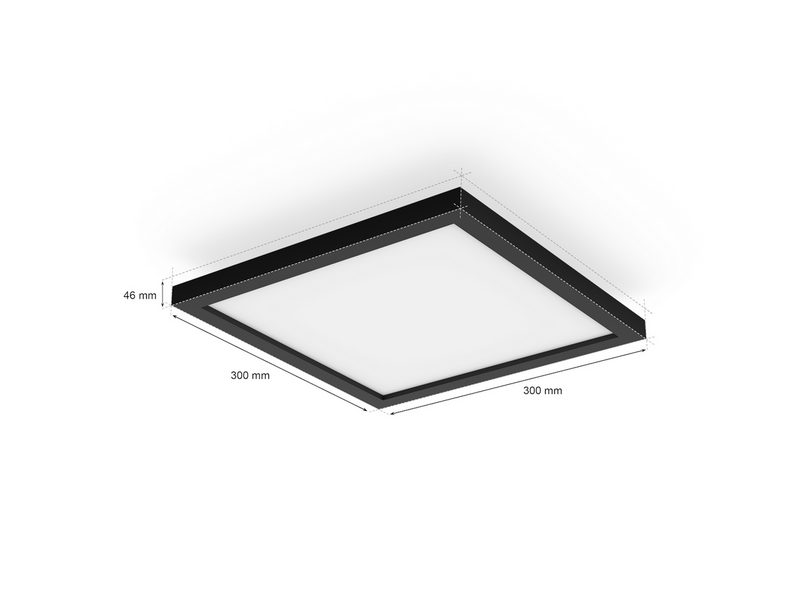 Philips Hue Aurelle panel square black